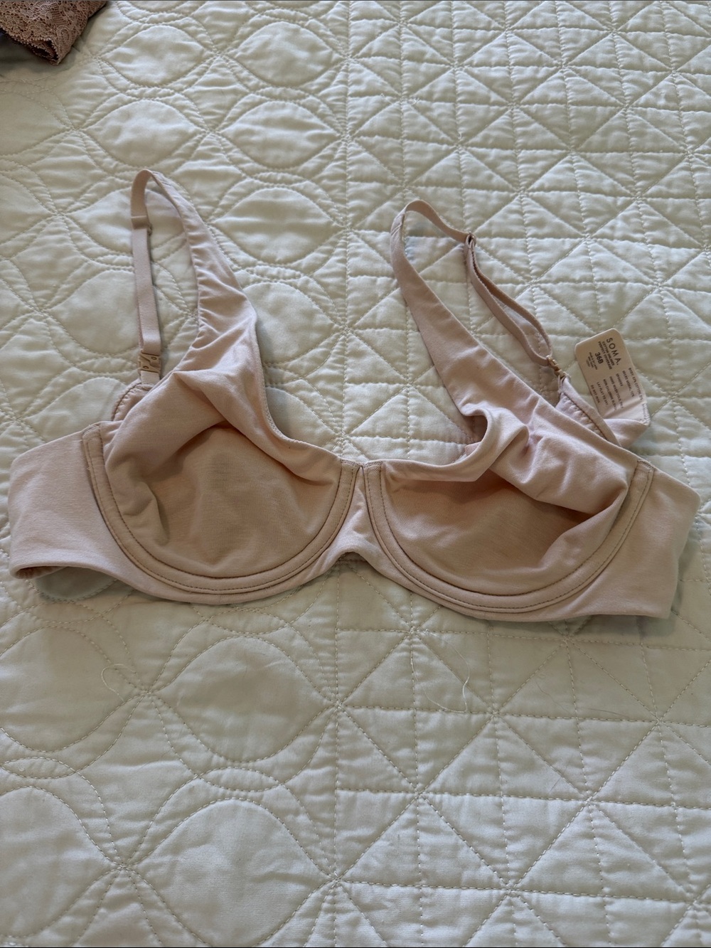 Soma Cotton Unlined Perfect Coverage Underwire bra